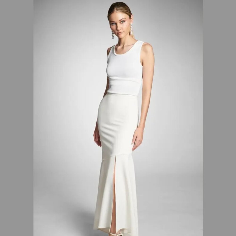 NWT Sachin & Babi Tatianna Ivory Mermaid Skirt Size 6 - Picture 2 of 9